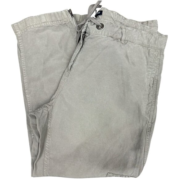 EUC‎ Women's EILEEN FISHER Lyocell Linen Cargo Ankle Pant | Size PL - Picture 2 of 9